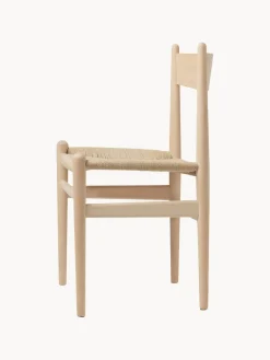Outlet Silla de madera con asiento tejido a mano CH36 Sillas