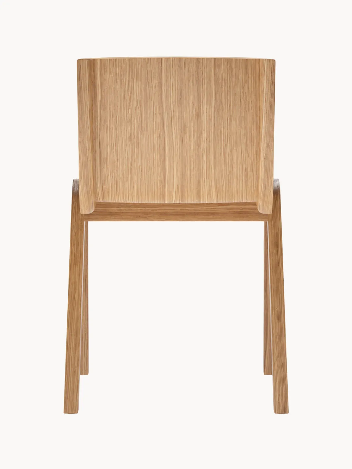 Sillas>Audo Copenhagen Silla de madera con asiento acolchado Ready Madera clara, beige