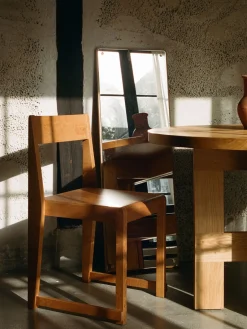 Sillas De Madera|Sillas>FRAMA Silla de madera de abedul 01 Madera de abedul lacada