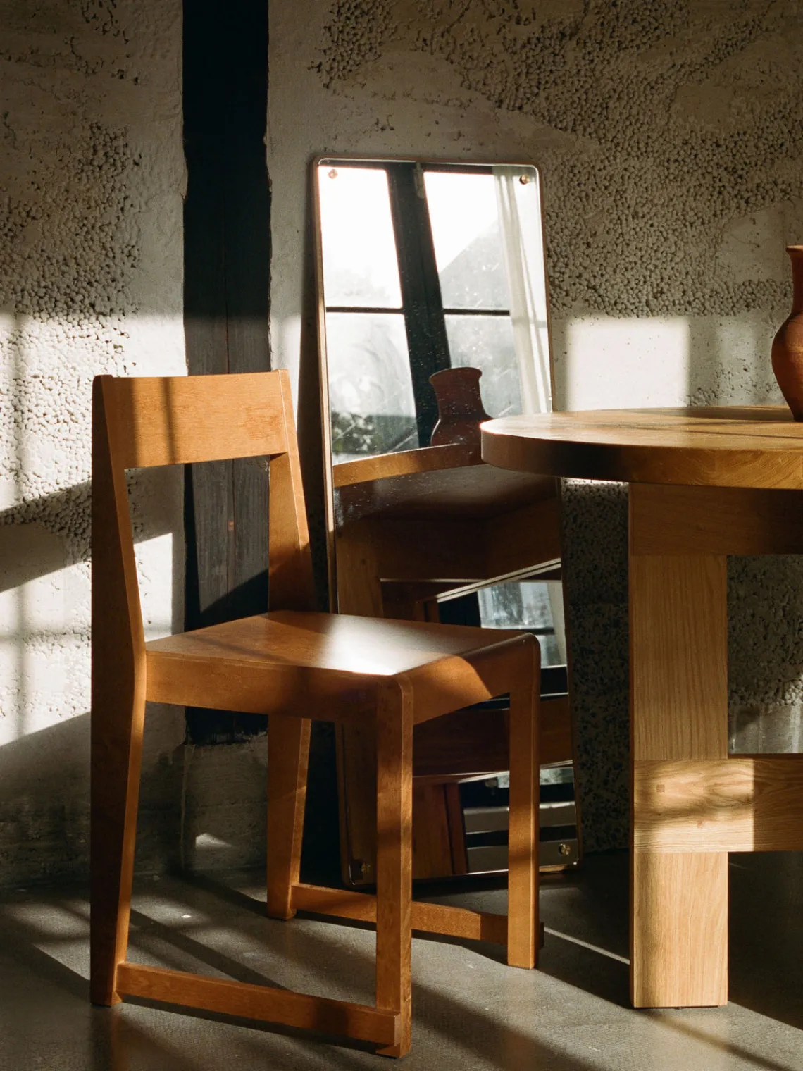 Sillas De Madera|Sillas>FRAMA Silla de madera de abedul 01 Madera de abedul lacada