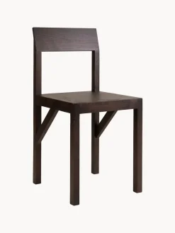 Sillas De Madera|Sillas>FRAMA Silla de madera de fresno Bracket Madera de fresno lacada en oscuro