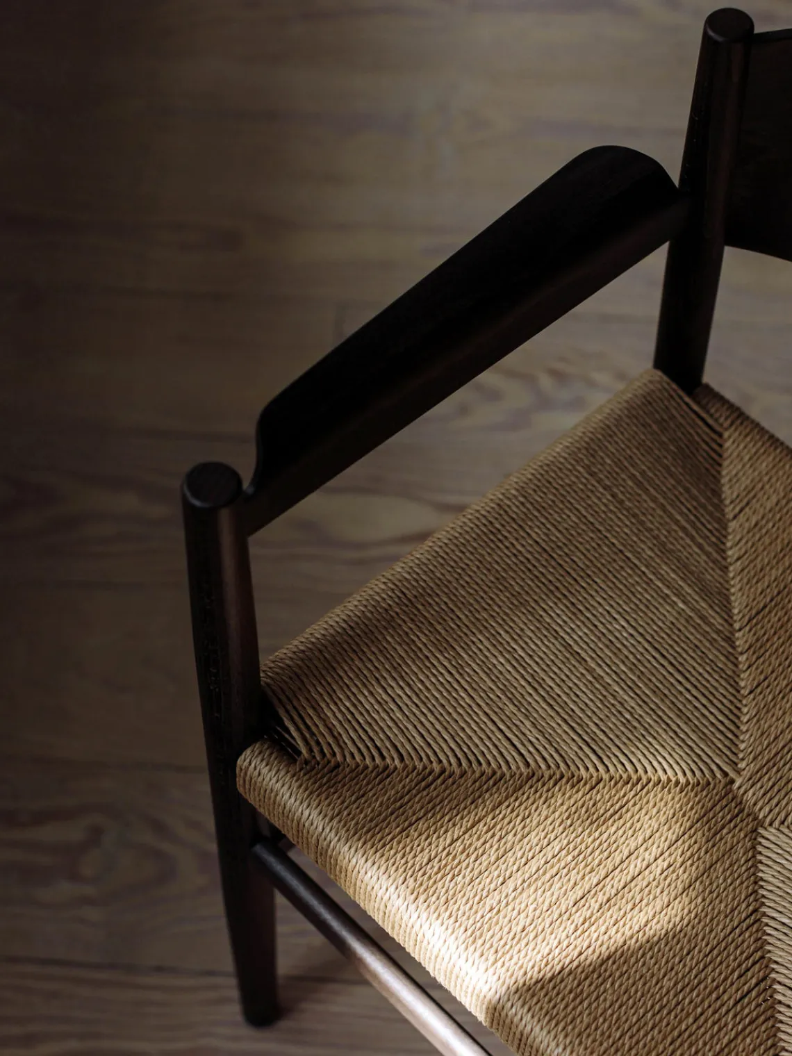 New Silla de madera de haya artesanal con asiento tejido Nestor Sillas De Madera|Sillas Con Reposabrazos