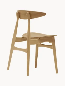 Best Silla de madera de roble CH33T Sillas