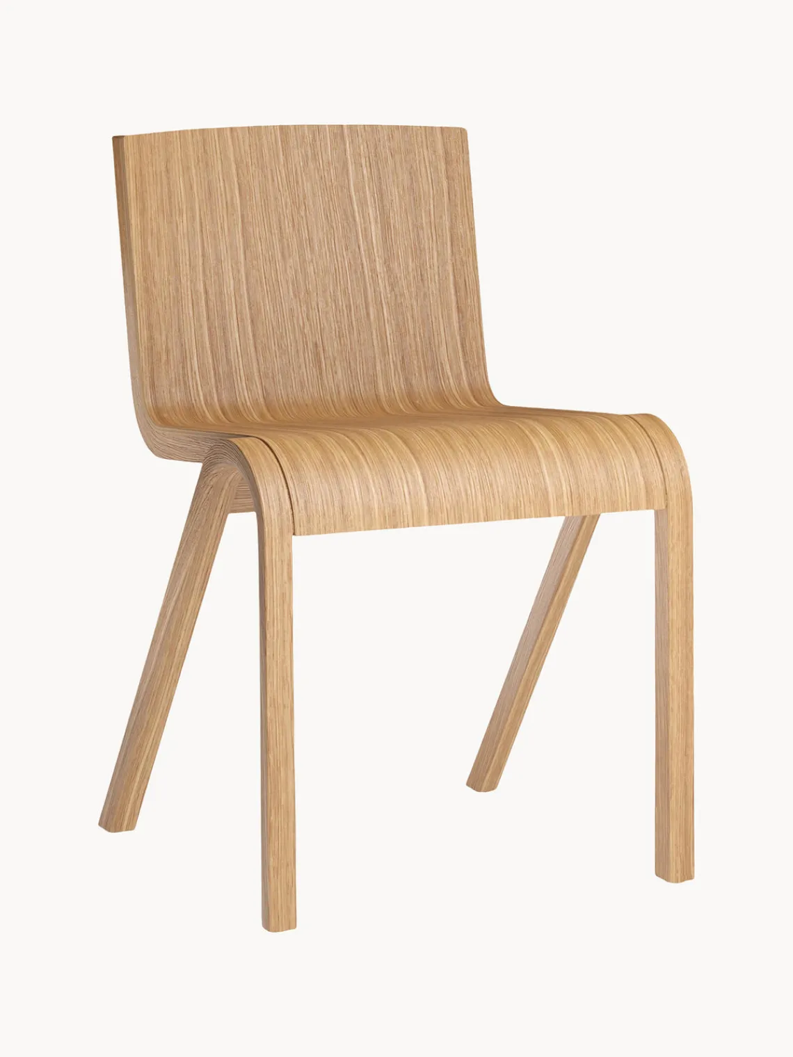 Sillas De Madera|Sillas>Audo Copenhagen Silla de madera Ready Dining Madera de roble lacada en claro