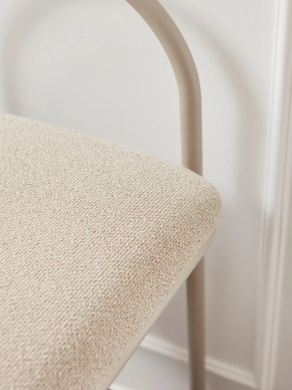 Sillas>AYTM Silla de metal Angui Tejido beige