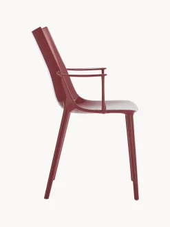 Sillas De Jardín|Sillas De Jardí­N>Kartell Silla de plástico con reposabrazos H.H.H. Blanco, multicolor, brillante