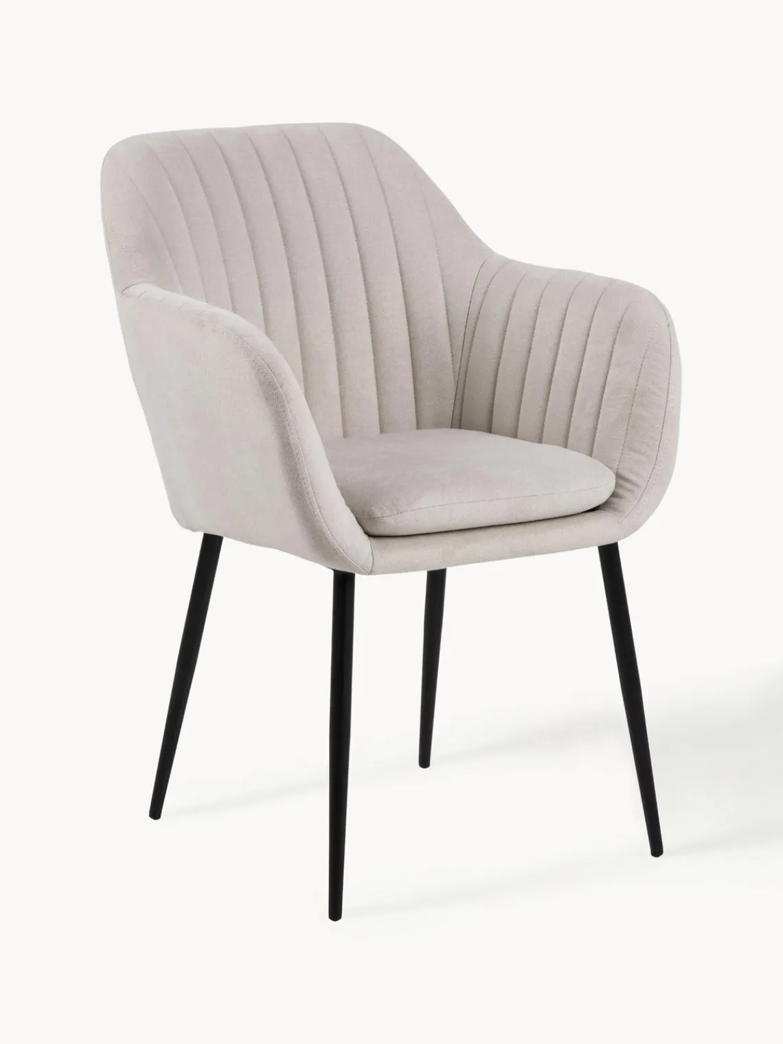 Hot Silla de terciopelo con reposabrazos Emilia Sillas Con Reposabrazos|Sillas