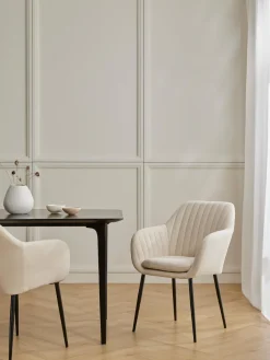 Hot Silla de terciopelo con reposabrazos Emilia Sillas Con Reposabrazos|Sillas