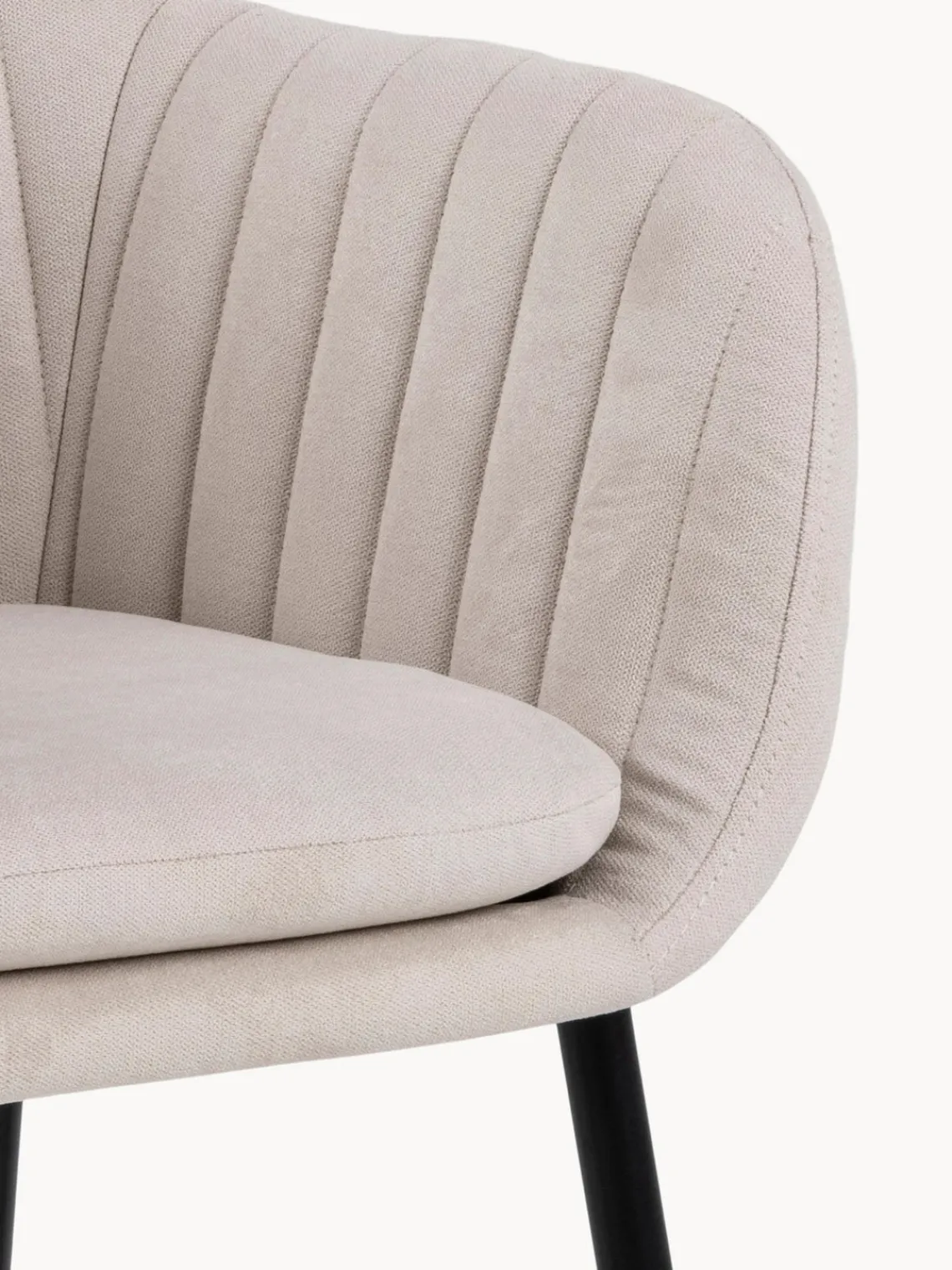 Hot Silla de terciopelo con reposabrazos Emilia Sillas Con Reposabrazos|Sillas