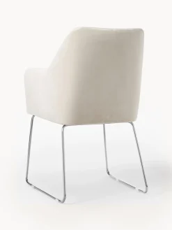 Outlet Silla de terciopelo con reposabrazos Isla Sillas Con Reposabrazos|Sillas