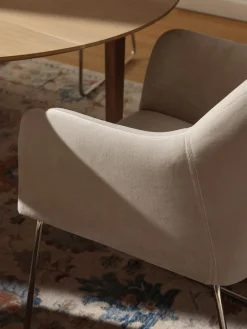 Outlet Silla de terciopelo con reposabrazos Isla Sillas Con Reposabrazos|Sillas