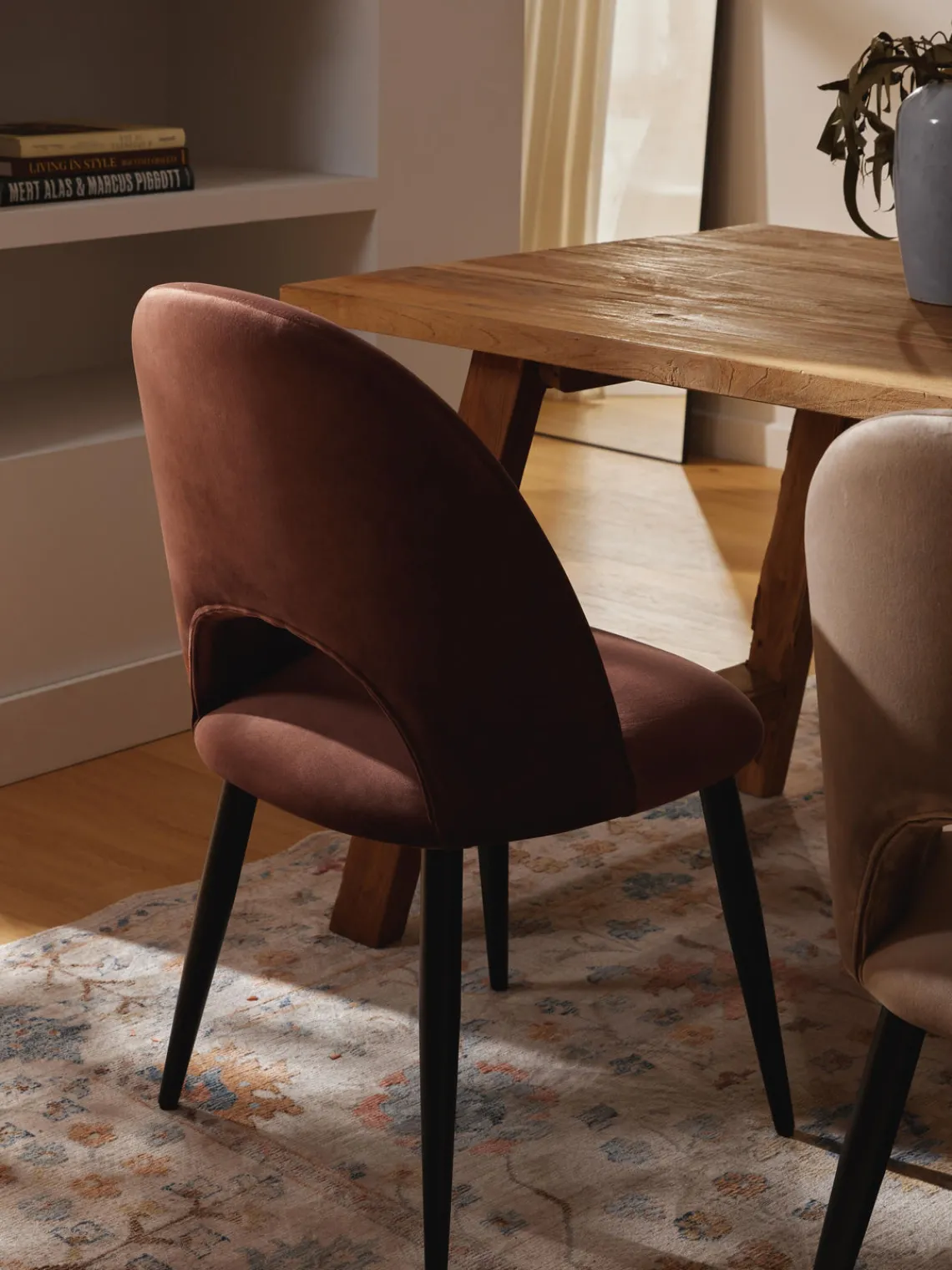 Discount Silla de terciopelo Rachel Sillas