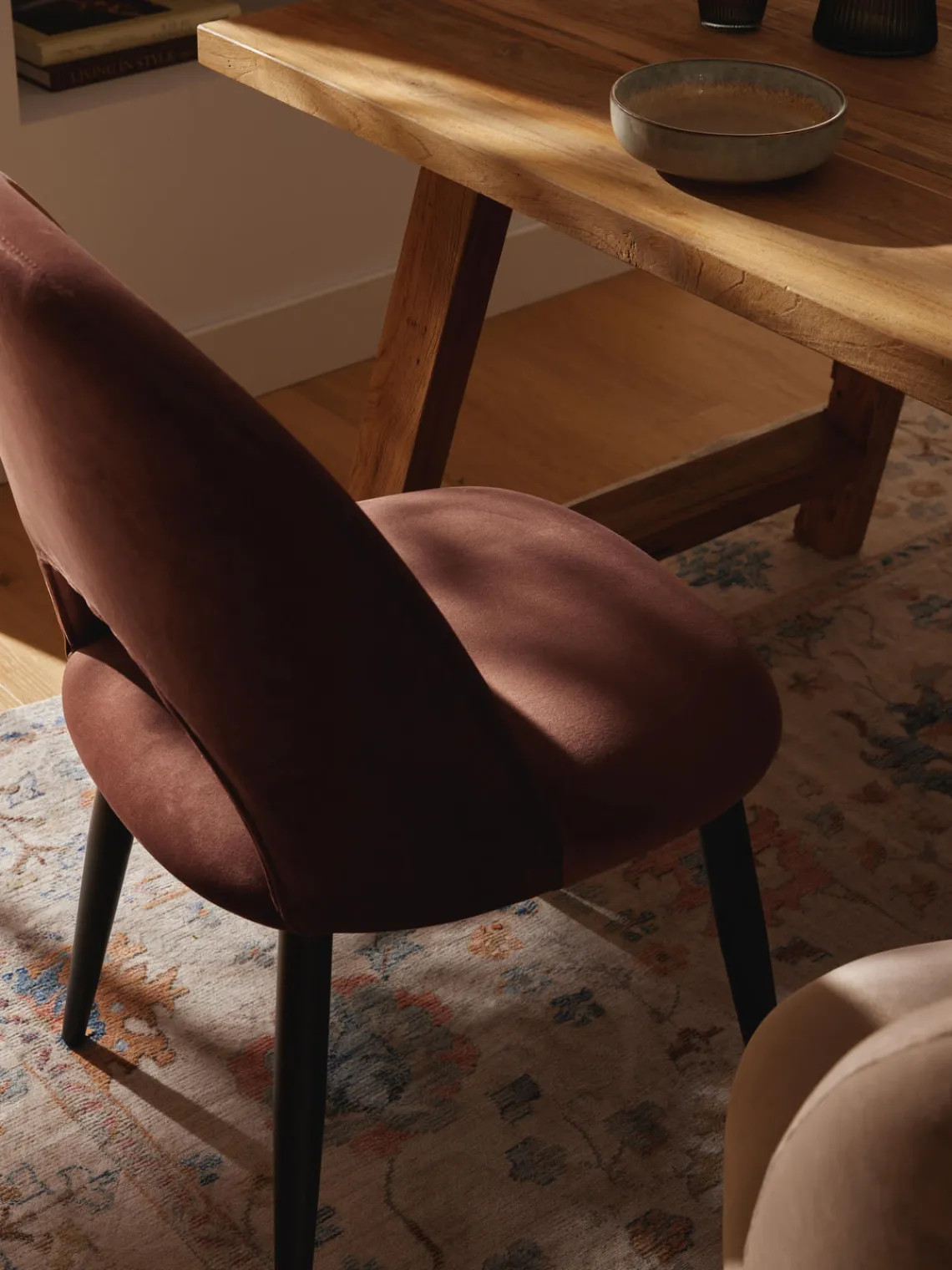 Discount Silla de terciopelo Rachel Sillas