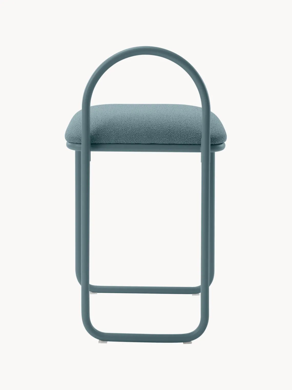 Sillas>AYTM Silla en tejido bouclé Angui Bouclé gris azulado