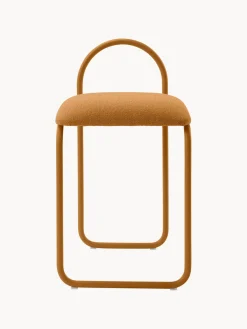 Sillas></noscript>AYTM Silla en tejido bouclé Angui Bouclé marrón claro