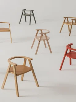 Silla infantil de madera de haya Growing Green Niños Decoración Infantil|Mesas Y Sillas Infantiles