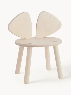 New Silla infantil de madera Mouse Niños Decoración Infantil|Mesas Y Sillas Infantiles