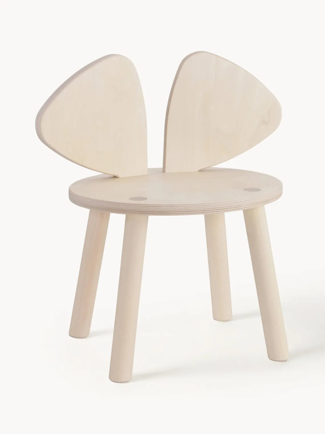 New Silla infantil de madera Mouse Niños Decoración Infantil|Mesas Y Sillas Infantiles