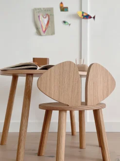 Decoración Infantil|Mesas Y Sillas Infantiles>Nofred Silla infantil de madera Mouse Madera de roble