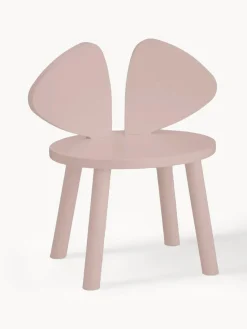 Mesas Y Sillas Infantiles|Decoración Infantil>Nofred Silla infantil de madera Mouse Rosa claro