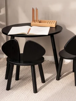 Hot Silla infantil de madera Mouse Niños Decoración Infantil|Mesas Y Sillas Infantiles