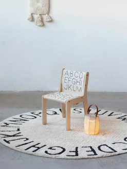 Sale Silla infantil de madera ABC Niños Decoración Infantil|Mesas Y Sillas Infantiles