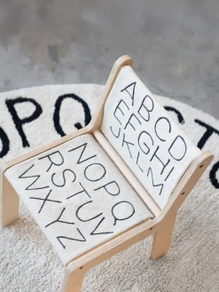 Sale Silla infantil de madera ABC Niños Decoración Infantil|Mesas Y Sillas Infantiles