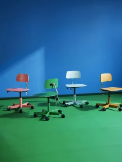 Decoración Infantil|Mesas Y Sillas Infantiles>Montana Furniture Silla infantil Kevi Kids 2533J, altura regulable Azul claro