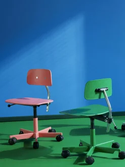 Mesas Y Sillas Infantiles|Sillas Infantiles></noscript>Montana Furniture Silla infantil Kevi Kids 2533J, altura regulable Melocotón, plateado