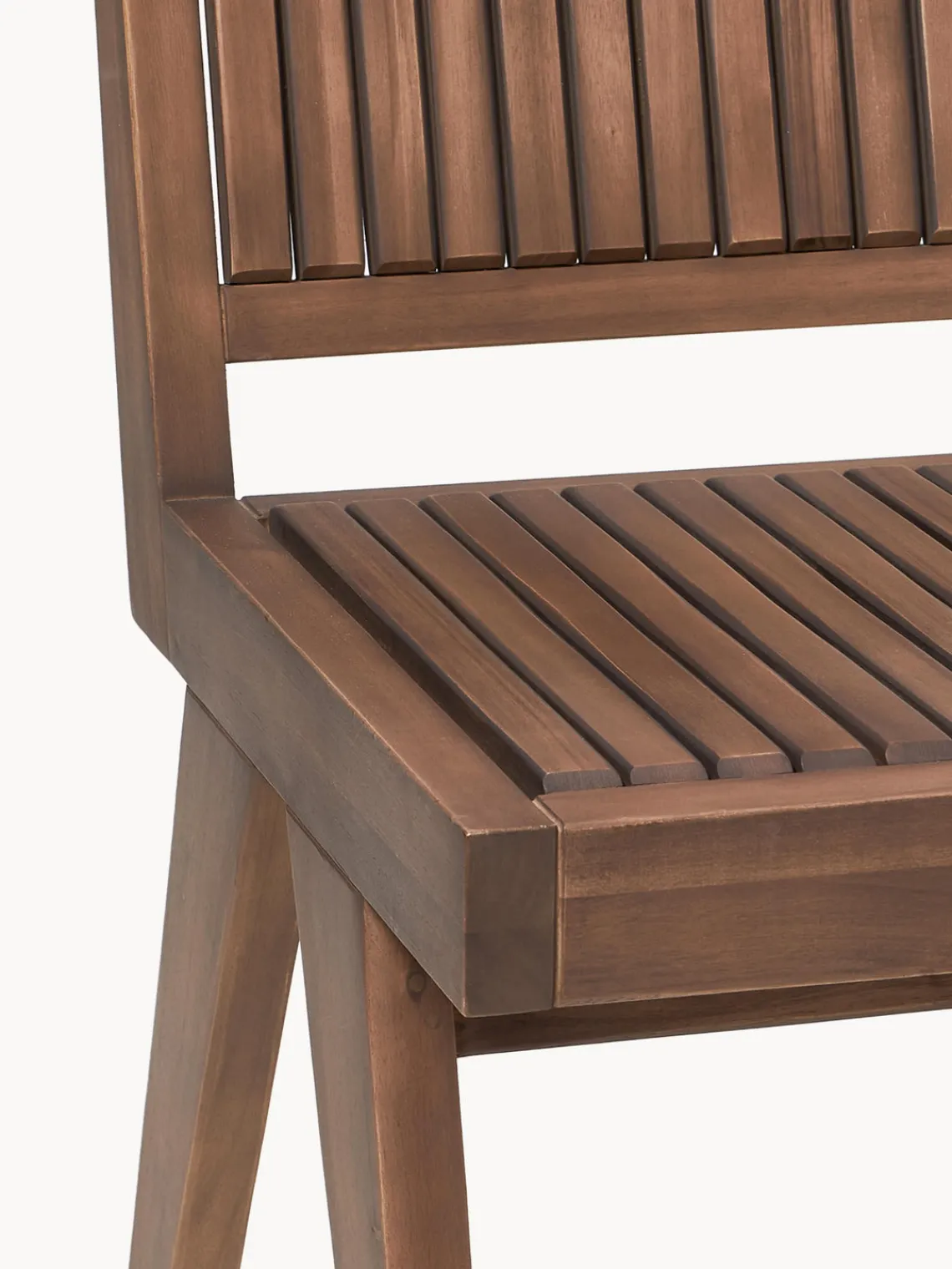 Sillas De Jardín|Sillas De JardíN>Westwing Collection Silla para exterior de madera de acacia Sissi Madera de acacia oscura