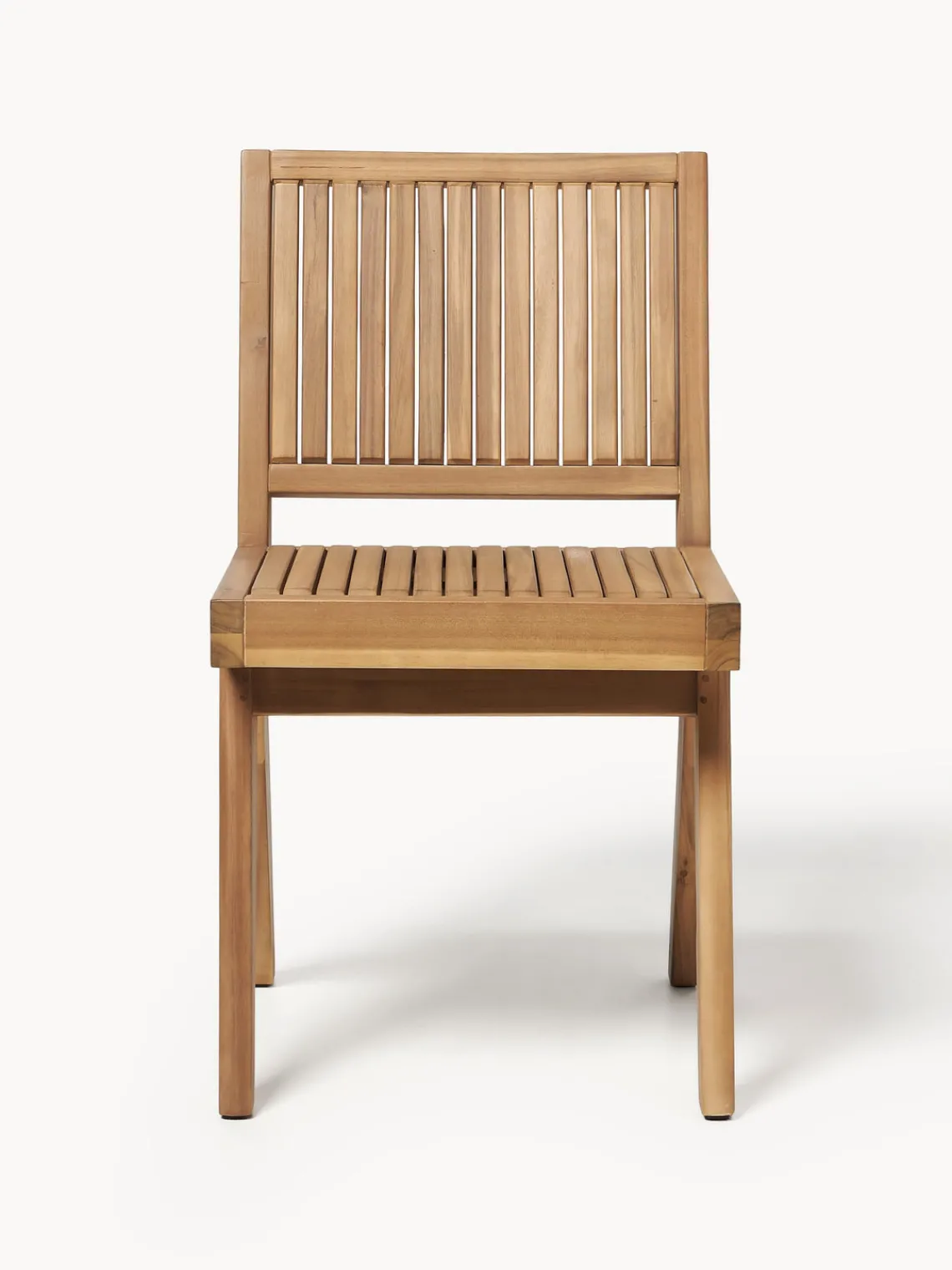 Sillas De Jardín|Sillas De JardíN>Westwing Collection Silla para exterior de madera de acacia Sissi Madera de acacia clara