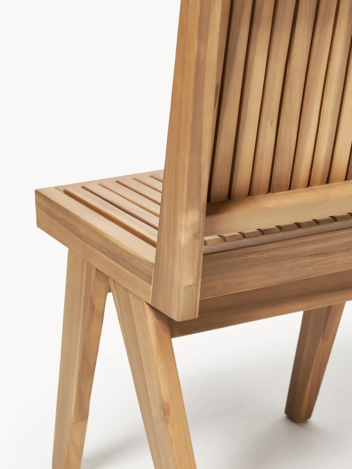 Sillas De Jardín|Sillas De JardíN>Westwing Collection Silla para exterior de madera de acacia Sissi Madera de acacia clara