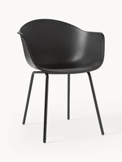 Sillas De Jardín|Sillas De Jardí­N>Westwing Collection Silla para interior/exterior Claire Negro