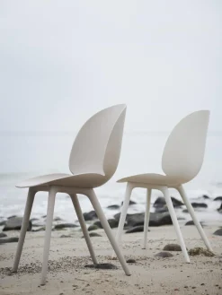 Sillas De Jardín|Sillas De Jardí­N>GUBI Silla para interior/exterior Beetle Beige claro mate