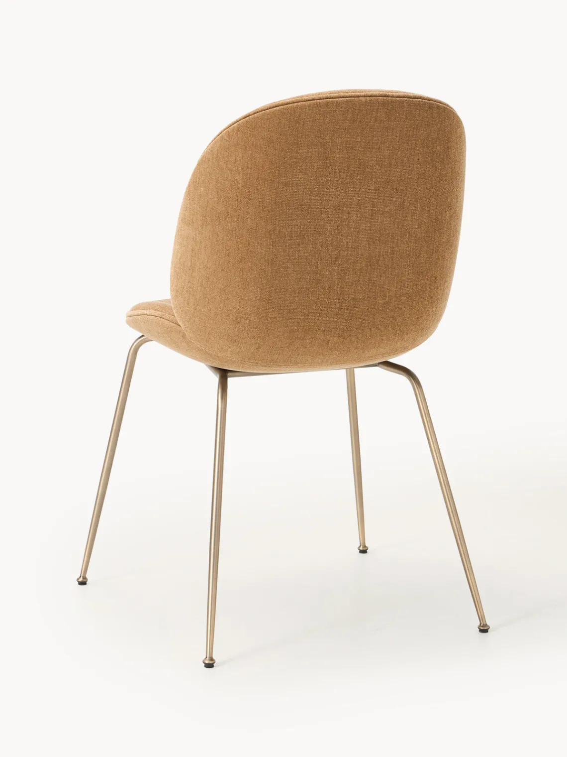 Sillas>GUBI Silla tapizada Beetle Beige, dorado
