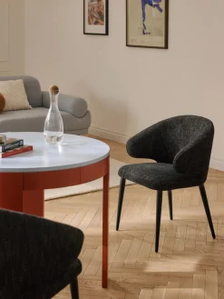 Outlet Silla tapizada Celia Sillas Con Reposabrazos|Sillas