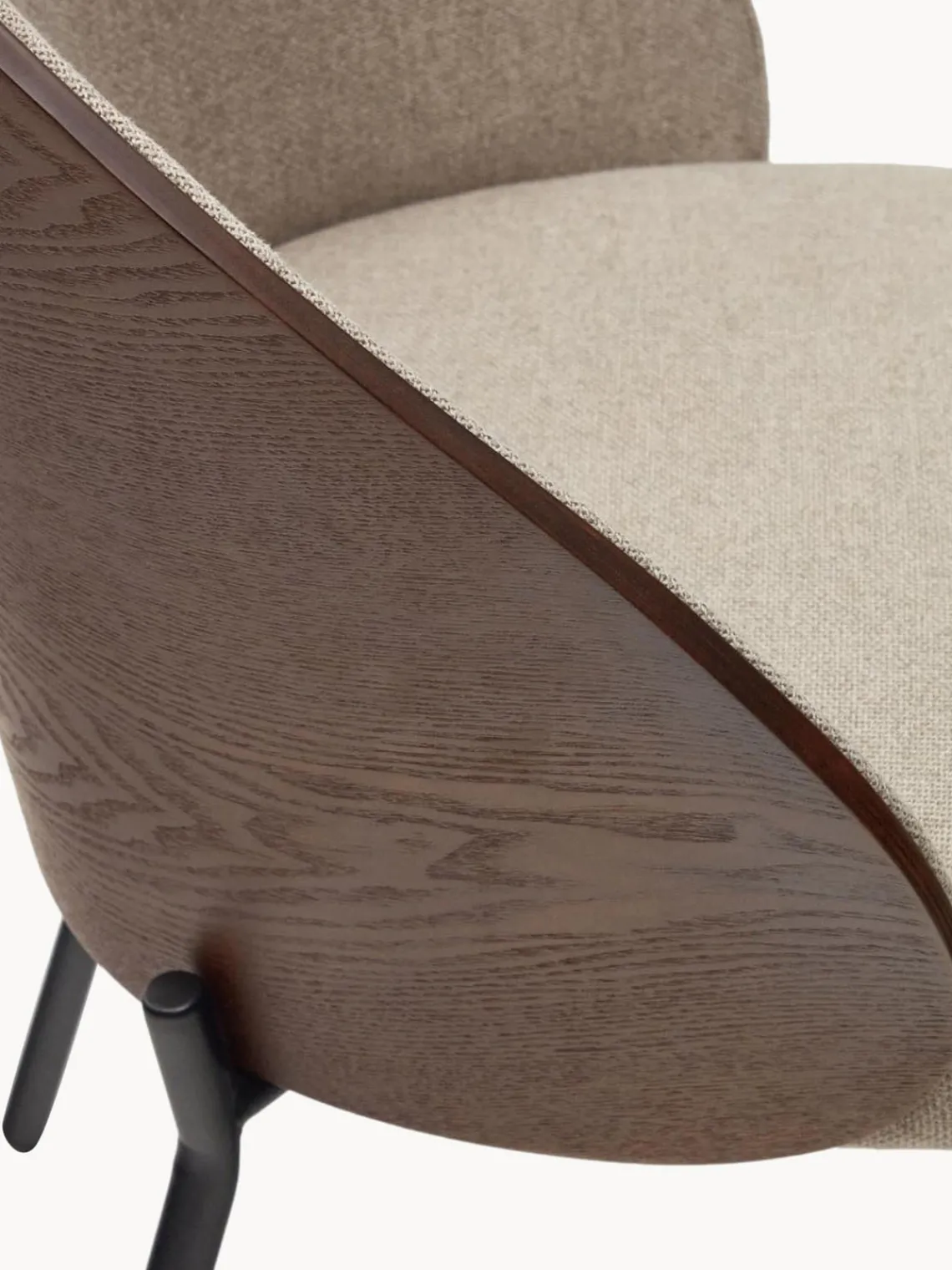 Sillas> Silla tapizada de chenilla Eamy