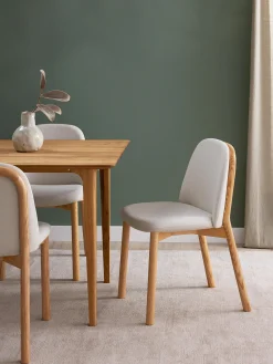 Best Silla tapizada de madera de fresno Julie Sillas De Madera|Sillas