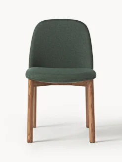 Silla tapizada de madera de fresno Julie Sillas De Madera|Sillas