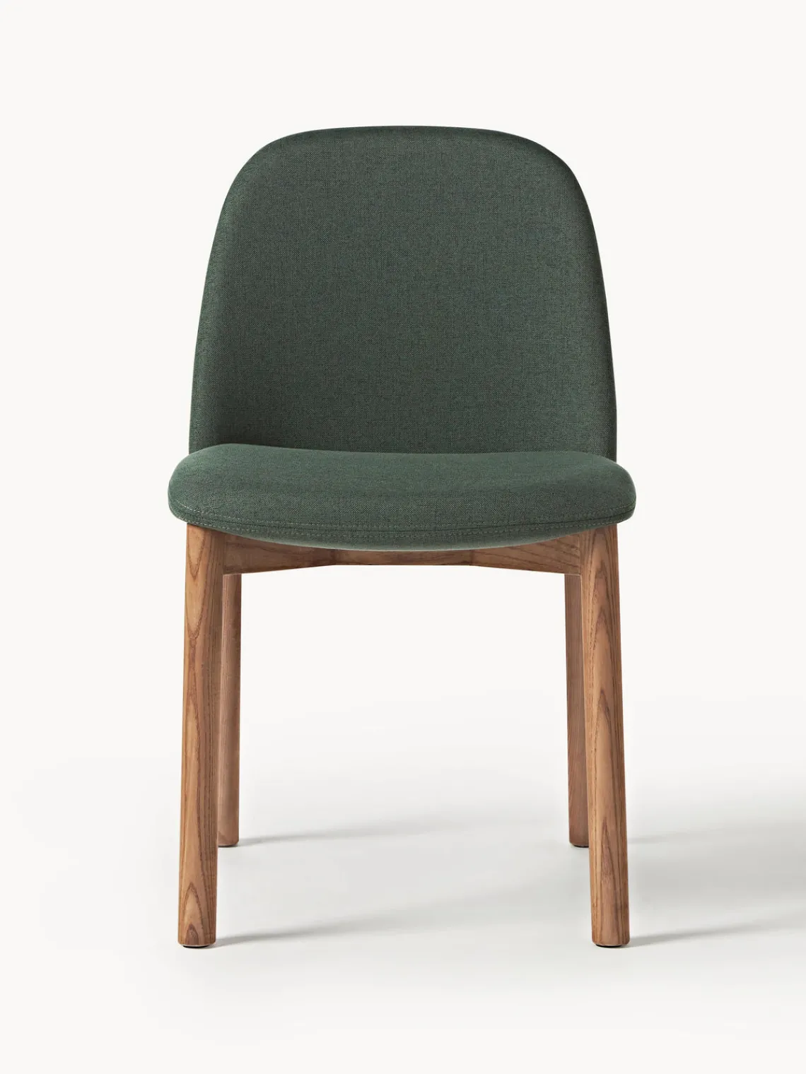 Silla tapizada de madera de fresno Julie Sillas De Madera|Sillas