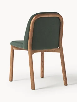 Silla tapizada de madera de fresno Julie Sillas De Madera|Sillas