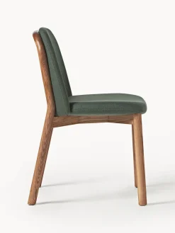 Silla tapizada de madera de fresno Julie Sillas De Madera|Sillas