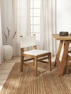 New Silla tapizada de madera Liano Sillas De Madera|Sillas