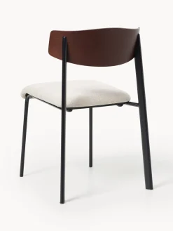 Online Silla tapizada de madera de roble Nadia Sillas