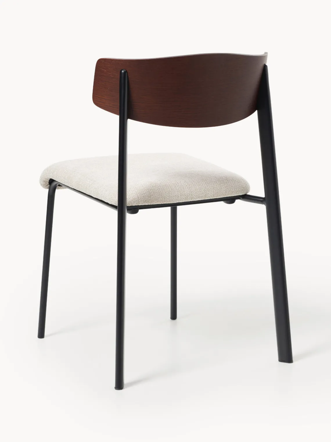 Online Silla tapizada de madera de roble Nadia Sillas