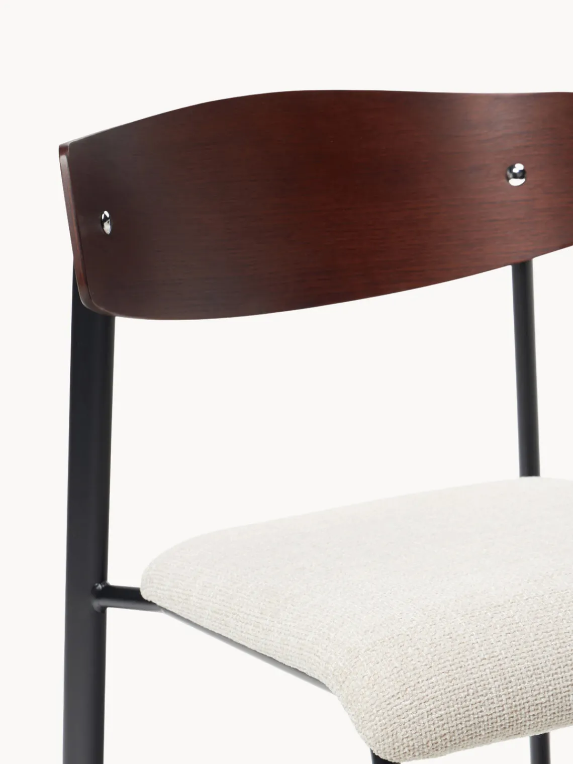 Online Silla tapizada de madera de roble Nadia Sillas