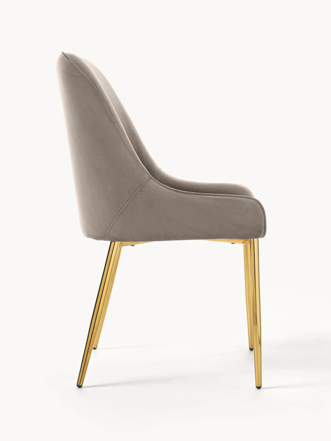 Online Silla tapizada de terciopelo Ava Sillas