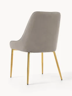 Online Silla tapizada de terciopelo Ava Sillas