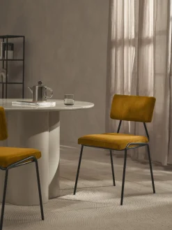 Best Silla tapizada en pana Mats, 2 uds. Sillas