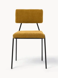 Best Silla tapizada en pana Mats, 2 uds. Sillas